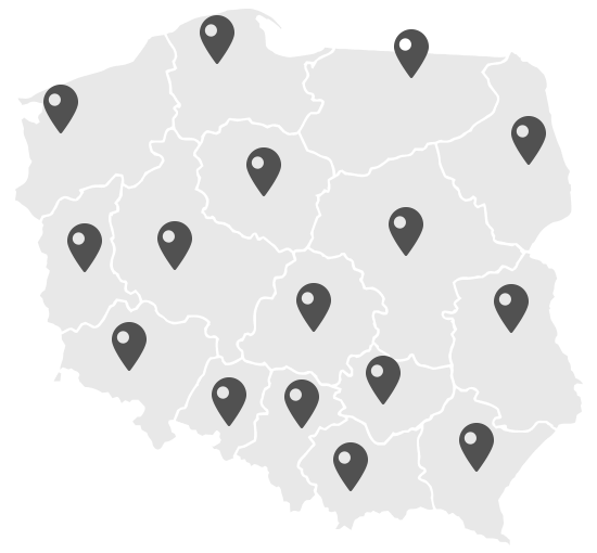 Mapa Syngenta z regionalnymi doradcami