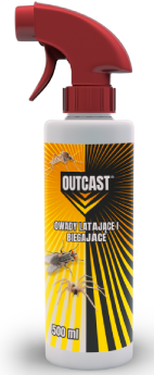 OUTCAST® - Produkt owadobójczy do zwalczania owadów latających, biegających i roztoczy