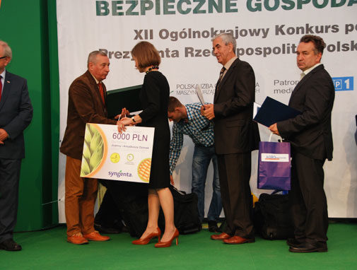 Syngenta sponsorem nagród w konkursie Bezpieczne Gospodarstwo Rolne