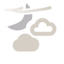 Partly cloudy and few cirrus