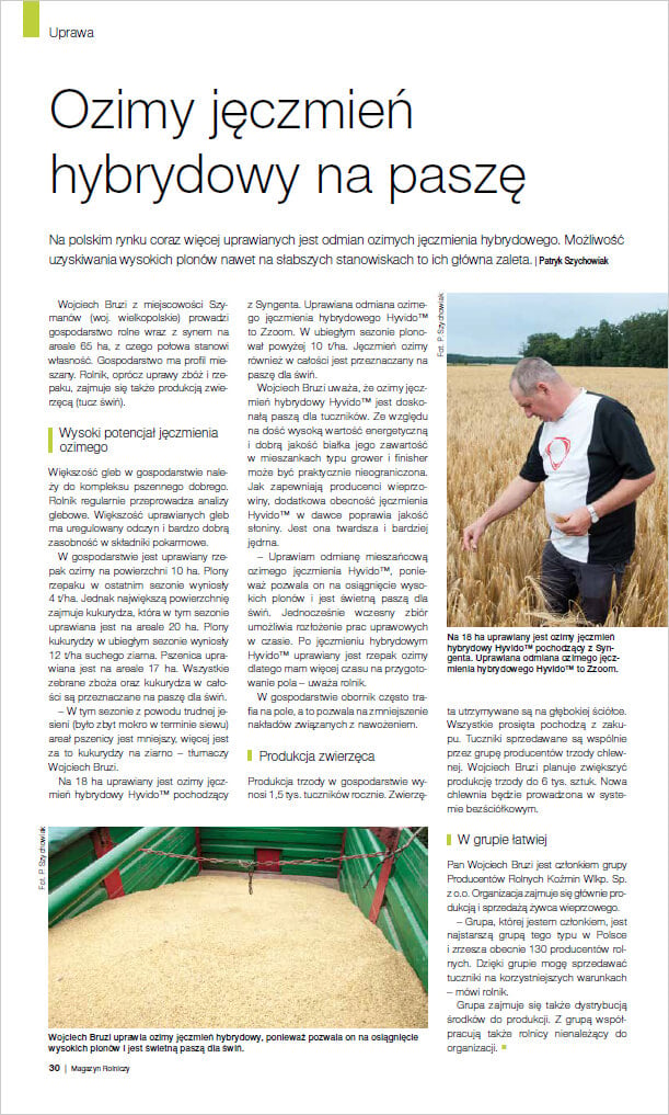 Agro Profil, sierpień 2017
