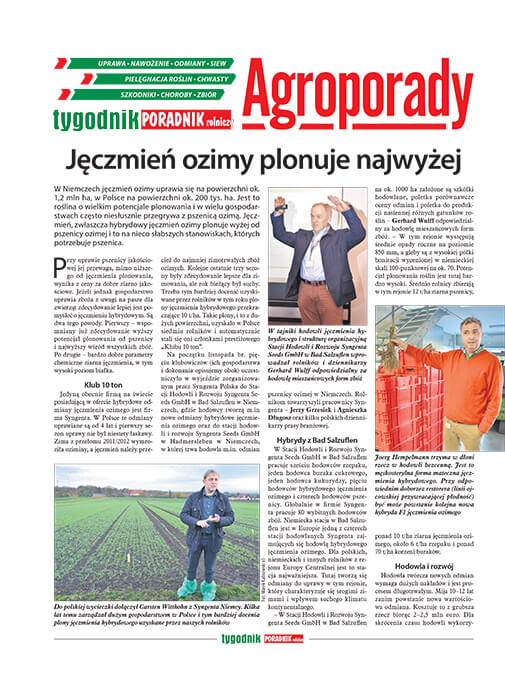 Tygodnik Poradnik Rolniczy, listopad 2015 r.
