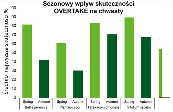 Overtake najlepiej stosować wiosną