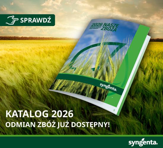 Materiały informacyjne - katalog odmian nasion zbóż 2026