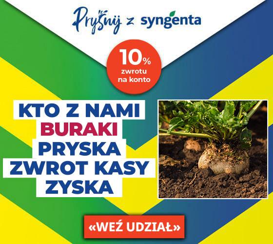 Baner pryśnij buraki z Syngenta