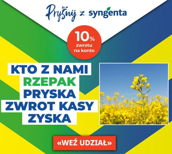Baner pryśnij rzepak z Syngenta