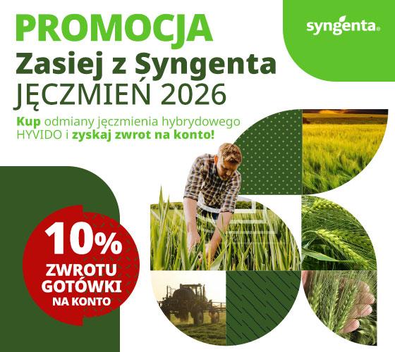 Zasiej z Syngenta jęczmień 2026