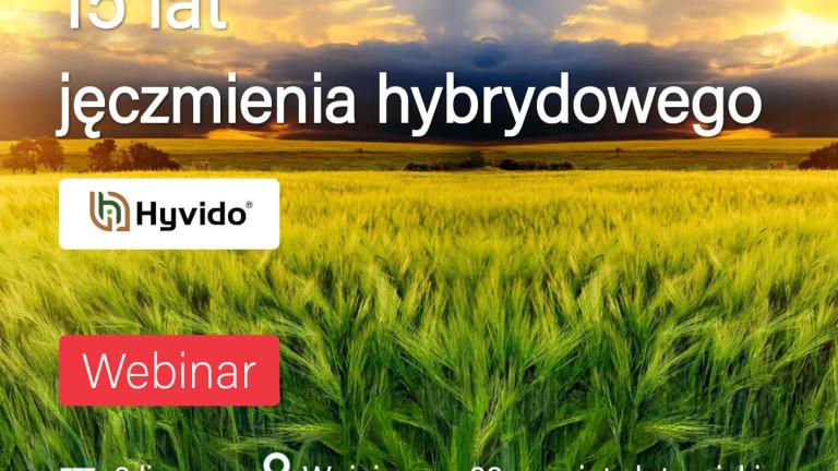 15 lat Hyvido - Akademia Jeczmienia Hybrydowego - Webinar