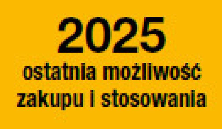 2025 - ostatnia możliwość zakupu i stosowania