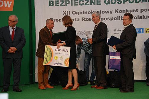 Syngenta sponsorem nagród w konkursie Bezpieczne Gospodarstwo Rolne