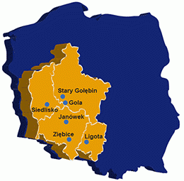 Monitoring omacnicy - mapa