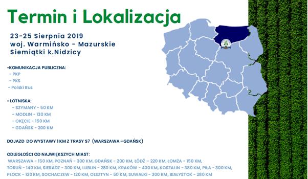 Dni ziemniaka Nidzica - Termin i lokalizacja