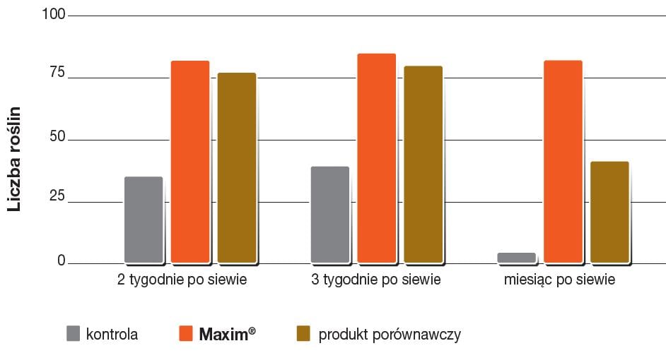 Zaprawa nasienna Maxim 025 FS - porównanie