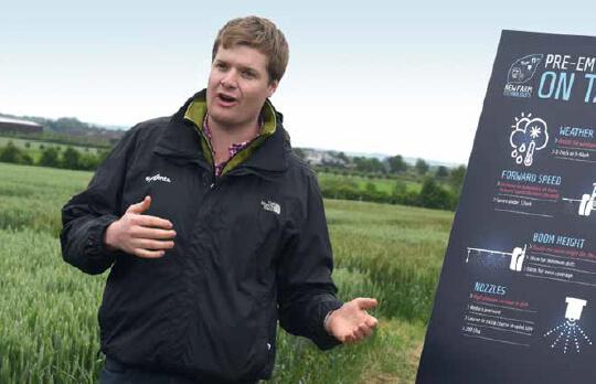 James Thomas, Aplication Technology Specialist, Syngenta UK