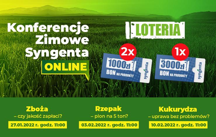 Konferencje Zimowe Syngenta Online – rozpoczynamy sezon 2022!