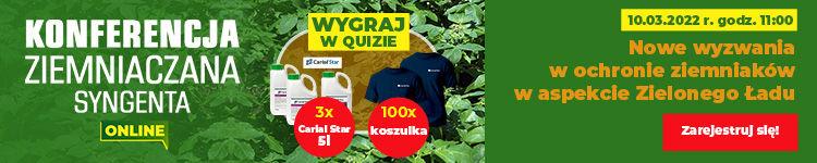 Konferencja Ziemniaczana Syngenta Online – nowe wyzwania w ochronie ziemniaków w aspekcie Zielonego Ładu - rejestracja