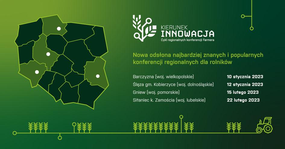 Syngenta na Konferencjach Regionalnych Farmera – mapa